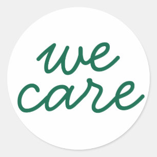 We Care Huddle Up Sticker