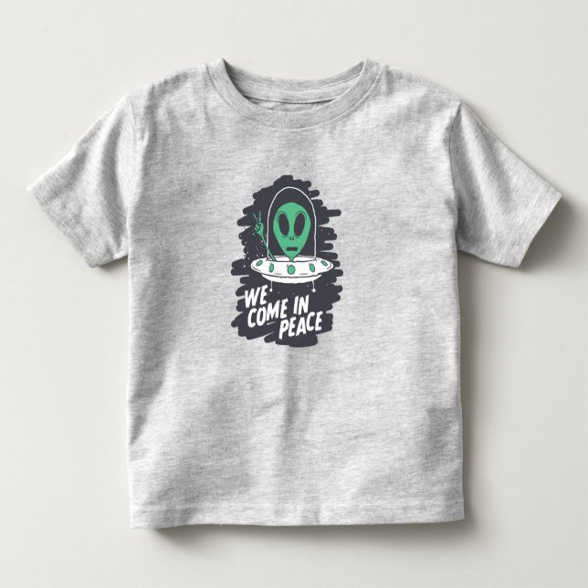 We come in Peace, UFO Tee (Front)