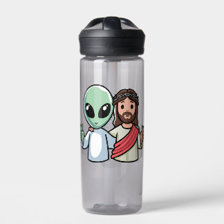 We come in peace water bottle