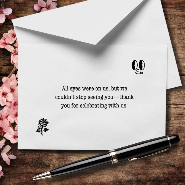 We Couldn't Stop Seeing You Wedding Thank You Card (Creator Uploaded)