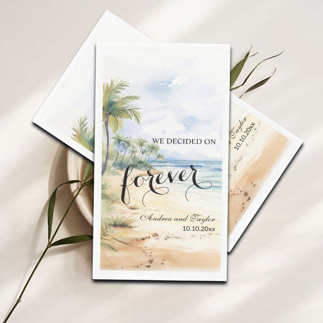 We decided on Forever Elegant Wedding Napkin (Creator Uploaded)