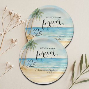We decided on Forever Elegant Wedding Paper Plate