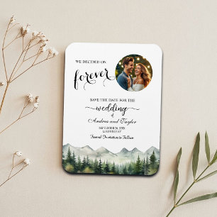 We decided on Forever Photo Save the Date Magnet