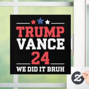 We Did It Bruh We Won Trump Vance 47th 