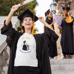 WE DID IT! THANK YOU JESUS! GRADUATION Tri-Blend SHIRT