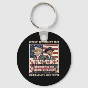 We Did It The Outlaw And The Hillbilly Trump Vance Key Ring