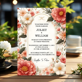 We Do Acrylic Drama Asian Thick Korean Wedding Invitation