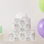 We do champagne Tower Black and Gold Wedding  Wrapping Paper<br><div class="desc">Wedding Wrapping Paper.  "We do".  Champagne tower.</div>