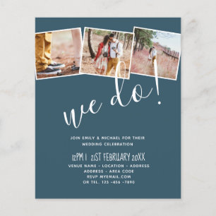 WE DO Engagement Party Invitations MODERN Colours