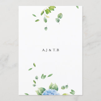 "We Do" Eucalyptus Wedding Invitation Card