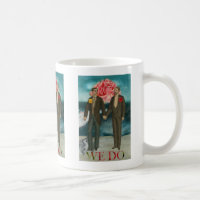 WE DO Gay Men Wedding Engagement MUG