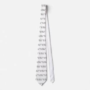 We do not learn for school, but for life. tie