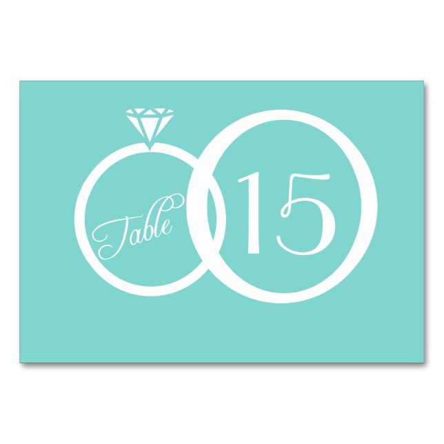 We Do! Table Number (Front)