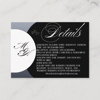 We Do Tuxedo Collection Details Enclosure Card