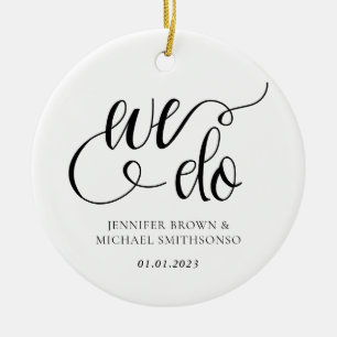 We do wedding custom photo ceramic tree decoration