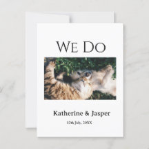 We do wedding engagement pet name photo date coupl
