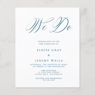 We Do Wedding Invitation