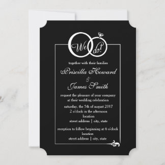 We Do Wedding Invitation