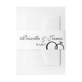 We Do Wedding Invitation Belly Band