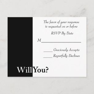We Do Wedding RSVP Card