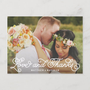 We Do Wedding Thank You Postcard