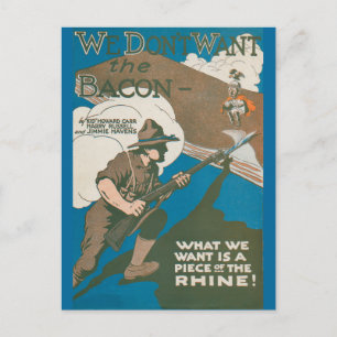 We Don’t Want the Bacon Postcard