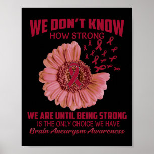 We don't know how strong Brain Aneurysm Poster
