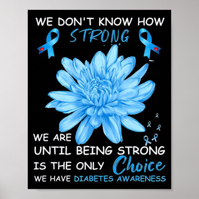 We Dont Know How Strong We Are Until Being Strong  Poster (Front)