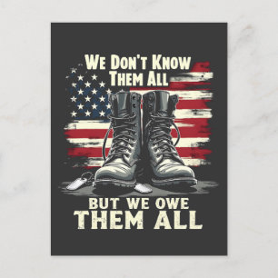 We Don't Know Them All But We Own Them all  Invitation Postcard