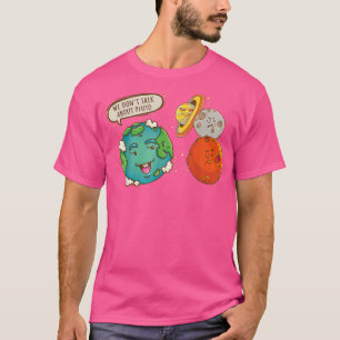 We Don't Talk About Pluto Funny Space Graphic T-Shirt