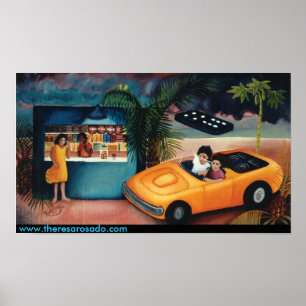We Drove All Night "Manejamos todo noche" Poster