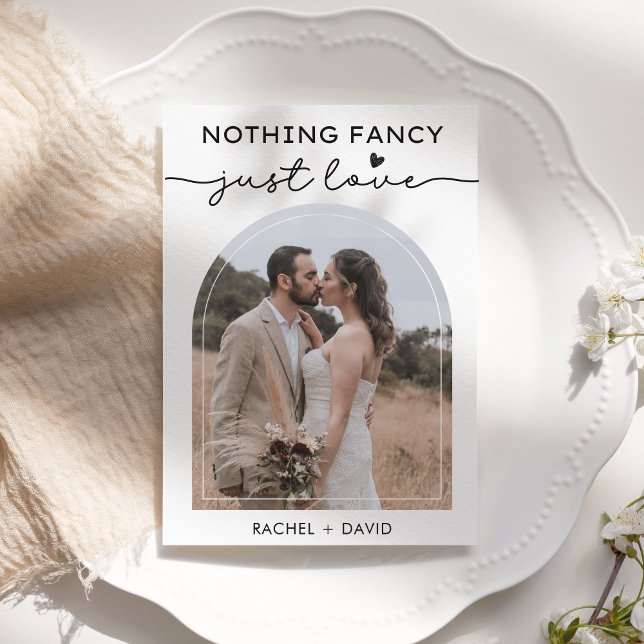 We Eloped Cards Arch Photo Elopement Announcement  (Creator Uploaded)