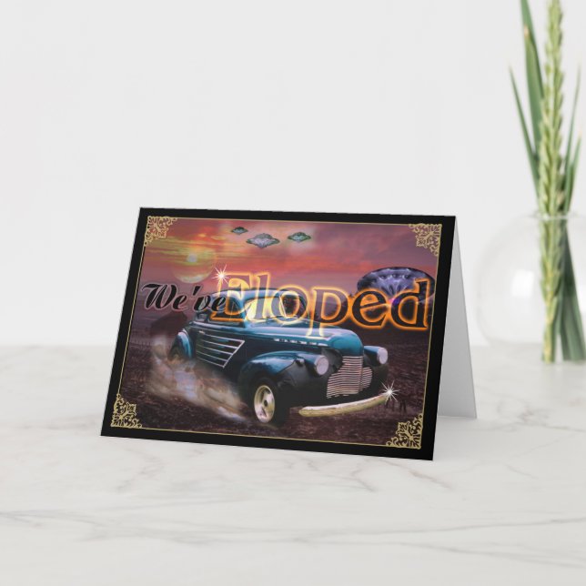 We Eloped - Chased by UFO Announcement (Front)