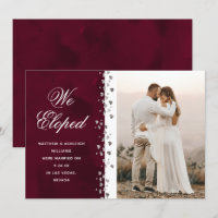 We Eloped Glitter Hearts Photo Elopement Nebula