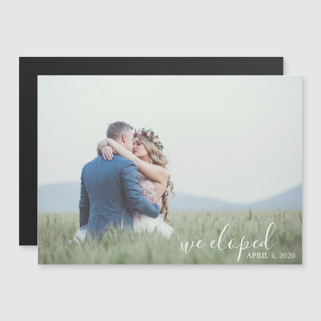 We Eloped | Magnet (Front/Back)