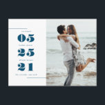 We Eloped | Post Card<br><div class="desc">This elopement announcement is an adorable way to tell the world your wedding date. You can customise this card to suit your needs.</div>