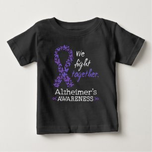 We fight together - Alzheimer awareness Baby T-Shirt