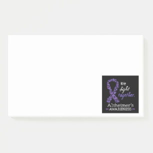 We fight together - Alzheimer awareness Post-it Notes