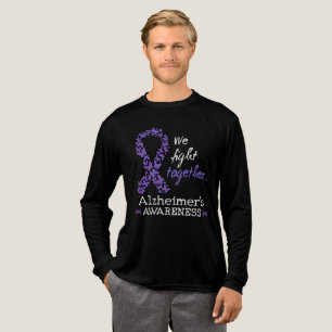 We fight together - Alzheimer awareness Tri-Blend Shirt