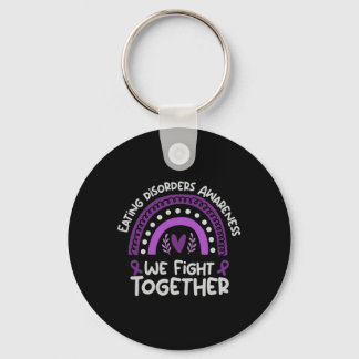 We Fight Together _ Eating Disorders Awareness Com Key Ring