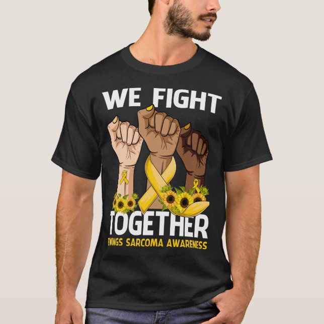 We Fight Together EWINGS SARCOMA AWARENESS T-Shirt (Front)
