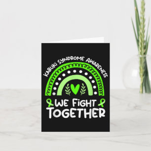 We Fight Together _ Kabuki Syndrome Awareness Card