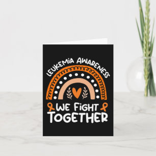 We Fight Together Leukaemia Awareness Leukaemia Card
