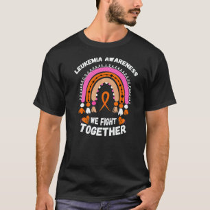 We Fight Together Leukemia Awareness Bohemian Rain T-Shirt