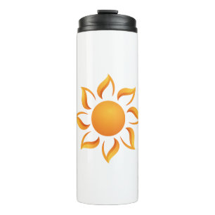 We fill the days with sunshine thermal tumbler