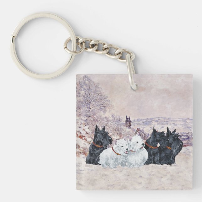 We Five Winter Key Ring (Front)