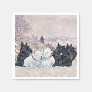We Five Winter Napkin