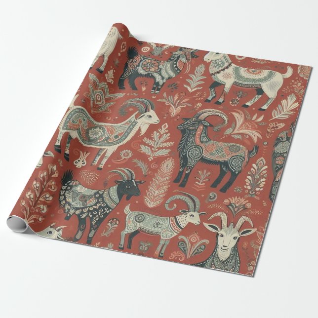 We Goat You Wrapping Paper (Unrolled)
