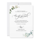 We got Married, Foliage Greenery Married Wedding