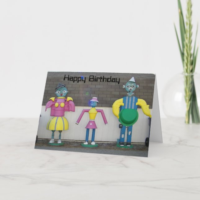WE GOT TOGETHER JUST FOR *YOUR BIRTHDAY* CARD (Front)